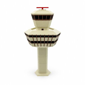 Berlin Tegel (TXL/EDDT) Airport Tower (Premium Tower Designs 1:400)