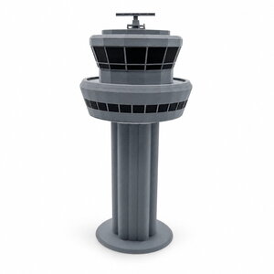 London Gatwick (LGW/EGKK) Airport Tower (Premium Tower Designs 1:400)