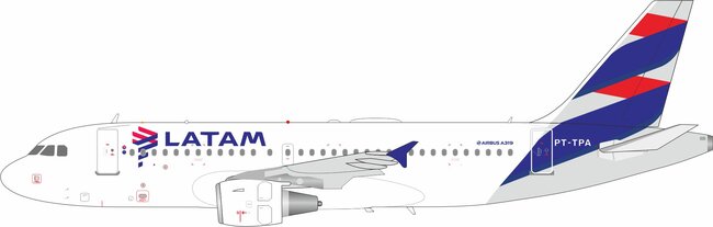 Latam Airlines Brasil Airbus A319-112 (Inflight200 1:200)