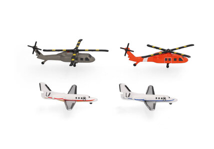  Helicopter & Bizjet set (2+2) (Herpa Wings 1:500)