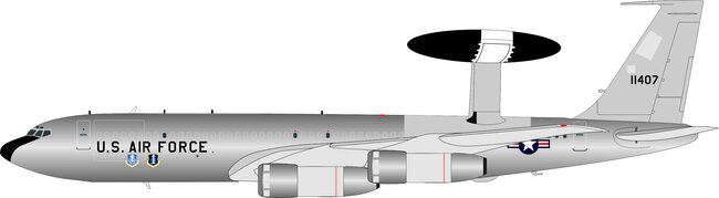 US Air Force Boeing EC-137D Sentry AEW&C (Inflight200 1:200)