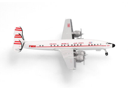 TWA Trans World Airlines Lockheed L-1649A Jetstream (Herpa Wings 1:500)