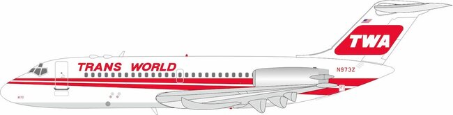 TWA Trans World Airlines McDonnell Douglas DC-9-15 (Inflight200 1:200)