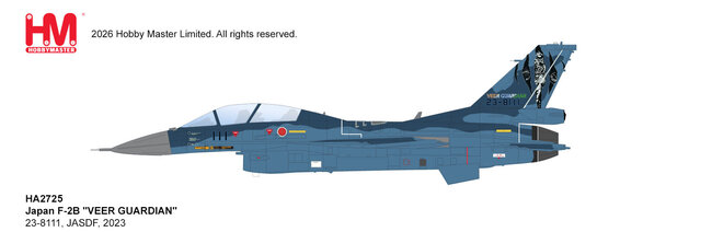Japan Air Self-Defense Force Mitsubishi F-2B (Hobby Master 1:72)