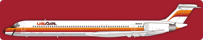 US Air McDonnell Douglas MD-83 (Other (JetX) 1:200)