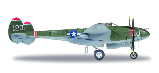 U.S. Army Air Forces (USAAF) Lockheed P-38L Lightning (Herpa Wings 1:72)