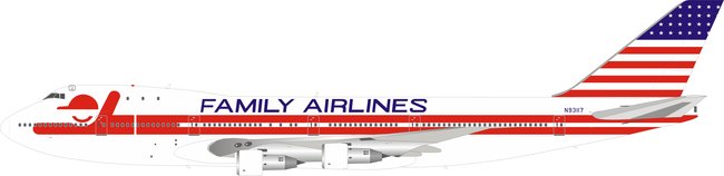 Family Airlines Boeing 747-100 (Inflight200 1:200)