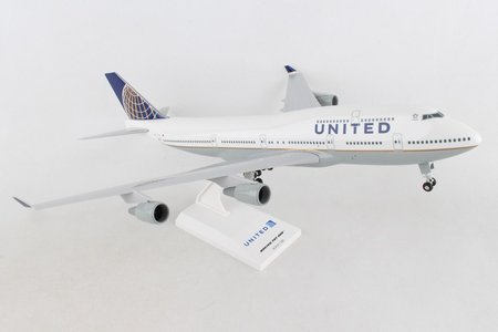 United Airlines Post CO Merger Boeing 747-400 (Skymarks 1:200)