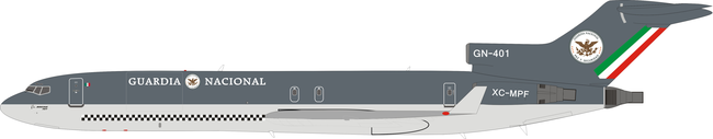 Guardia Nacional - Mexico Boeing 727-264/Adv (Inflight200 1:200)
