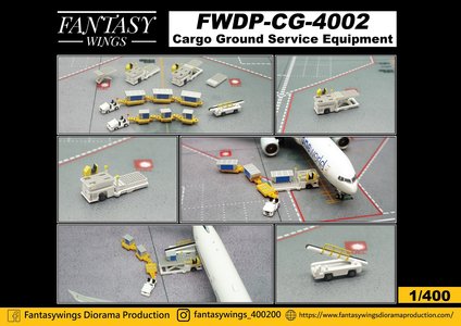  Cargo Ground Service Equipment (Fantasy Wings 1:400)