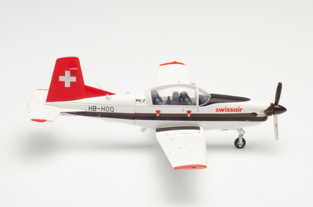 Swissair Pilatus PC-7 Turbo Trainer (Herpa Wings 1:72)