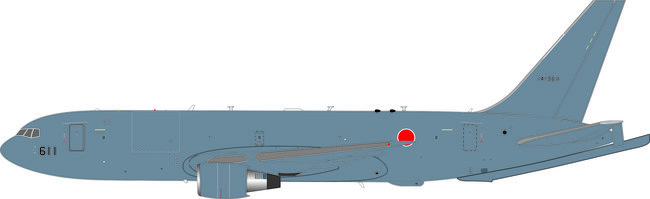 Japan Air Self-Defense Force (JASDF) Boeing KC-46A Pegasus (767-2LKC) (Inflight200 1:200)