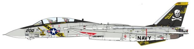 U.S. Navy - F-14A Tomcat (JC Wings 1:144)