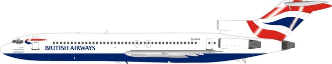 British Airways (Comair Limited) Boeing 727-200 (ARD200 1:200)