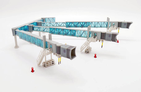  Airport Passenger Bridge A380 (Blue) (JC Wings 1:200)