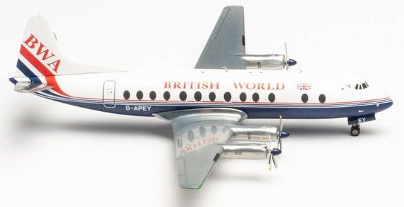 British World Airlines - Vickers Viscount 800 (Herpa Wings 1:200)