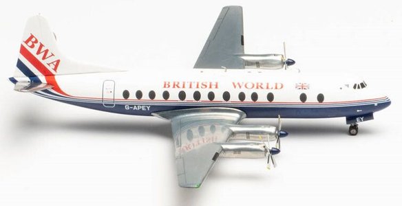 British World Airlines Vickers Viscount 800 (Herpa Wings 1:200)