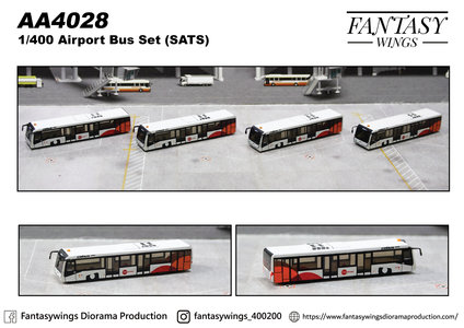 SATS Airport Passenger Bus (Fantasy Wings 1:400)