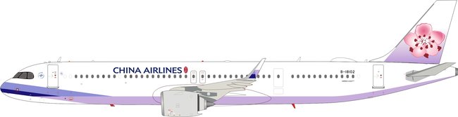 China Airlines Airbus A321neo (Aviation200 1:200)