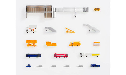 Scenix - Airport accessories I (19 parts) (Herpa Wings 1:500)
