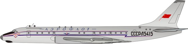 Aeroflot - Tupolev Tu-104A (Other (Retro Models) 1:400)