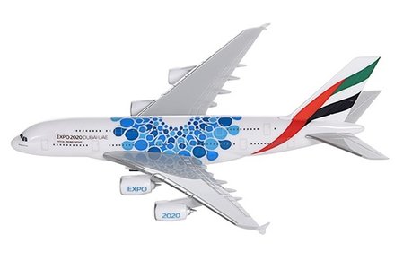 Emirates Airbus A380 fridge magnet (PPC 1:500)