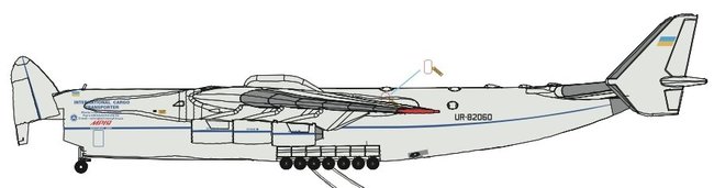 Antonov Airlines Antonov AN-225 (Albatros 1:400)