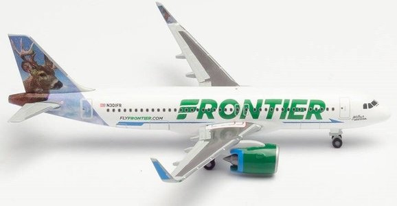 Frontier Airlines Airbus A320neo (Herpa Wings 1:500)