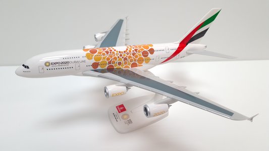 Emirates (Orange) Airbus A380-800 (PPC 1:250)