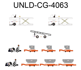 FedEx Cargo Set (Fantasy Wings 1:400)