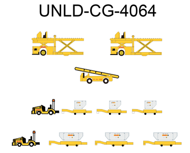 DHL Cargo Set (Fantasy Wings 1:400)