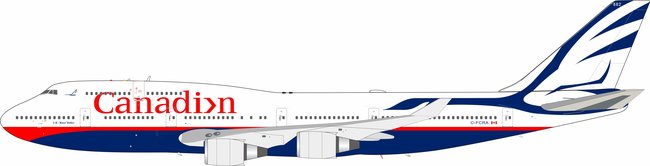 Canadian Airlines Boeing 747-475 (B Models 1:200)