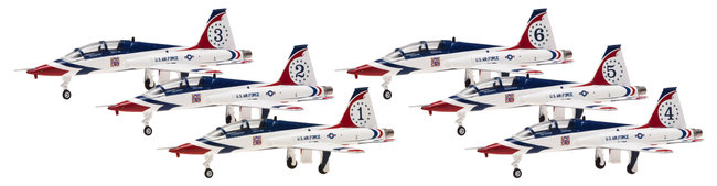 Thunderbirds Air Demonstration Squadron 6 in 1  Northrop T-38A Talon (Hogan 1:200)