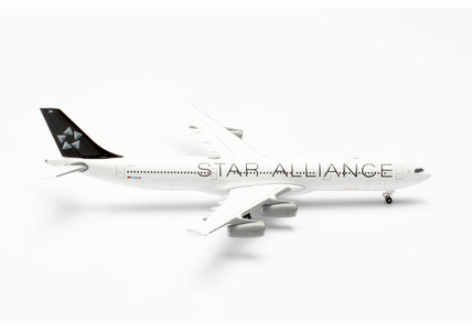 Lufthansa (Star Alliance) Airbus A340-300 (Herpa Wings 1:500)