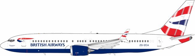 British Airways Boeing 737-8MAX (B Models 1:200)