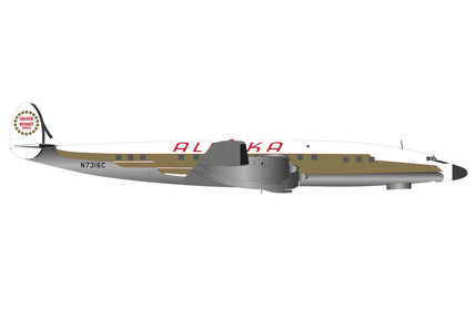 Alaska Airlines Lockheed L-1649A Starliner (Herpa Wings 1:200)