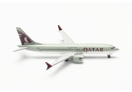 Qatar Airways Boeing 737 MAX 8 (Herpa Wings 1:500)