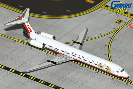 Trans World Airlines (TWA) McDonnell Douglas MD-82 (GeminiJets 1:400)
