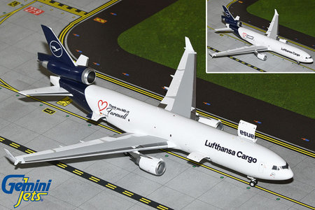Lufthansa Cargo McDonnell Douglas MD-11F (GeminiJets 1:200)