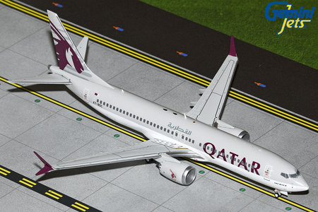 Qatar Airways Boeing 737 MAX 8 (GeminiJets 1:200)