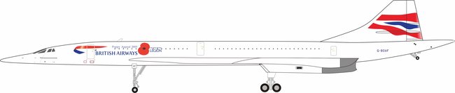 British Airways Aerospatiale-British Aerospace Concorde (ARD200 1:200)