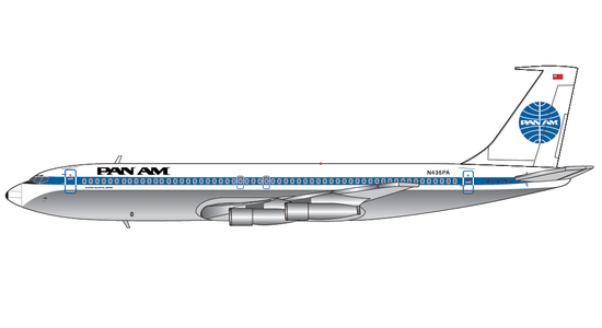 Pan Am Boeing 707-300B (Other (BigBird) 1:400)