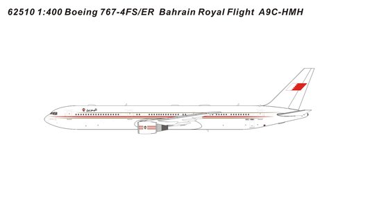 Bahrain Royal Flight Boeing 767-4FS/ER (Panda Models 1:400)