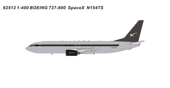SpaceX Boeing 737-800 (Panda Models 1:400)