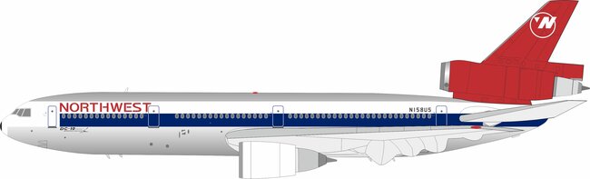 Northwest Airlines McDonnell Douglas DC-10-40 (B Models 1:200)