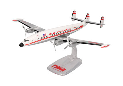 TWA Trans World Airlines Lockheed L-1049G Super Constellation (Herpa Snap-Fit 1:125)