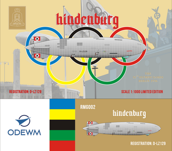 Deutsche Zeppelin-Reederei Luftschiff Zeppelin (ODEWM 1:1000)