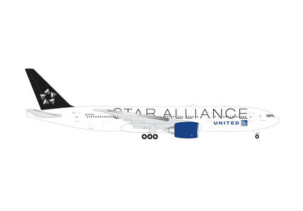 United Airlines Boeing 777-200 (Herpa Wings 1:500)