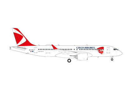 CSA Czech Airlines Airbus A220-300 (Herpa Wings 1:200)