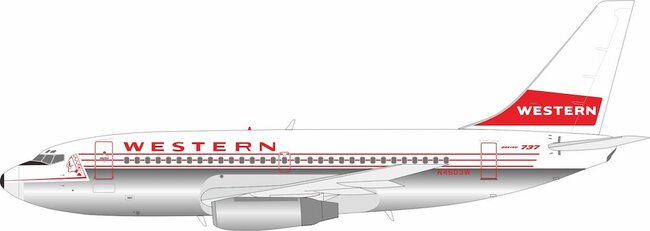 Western Airlines Boeing 737-247 (Inflight200 1:200)